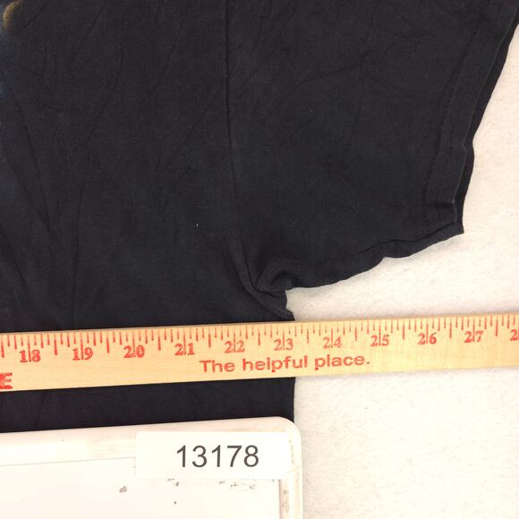 DOM Wolf Close Graphic Short Sleeve T Shirt Mens Size Extra Large XL Black - Picture 7 of 9